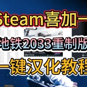Steam喜加一!原98现0《地铁2033重置版》免费入库!一键汉化教程