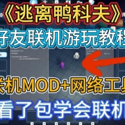 看了包学会!《逃离鸭科夫》保姆级联机教程,联机MOD+网络工具安装使用教程