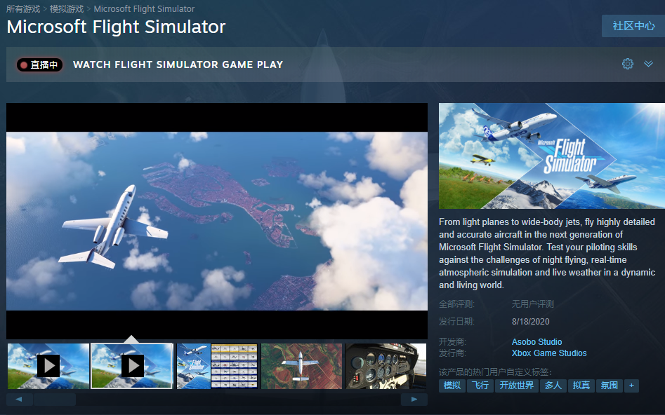 《微软模拟飞行（Microsoft Flight Simulator）》游戏下载教程